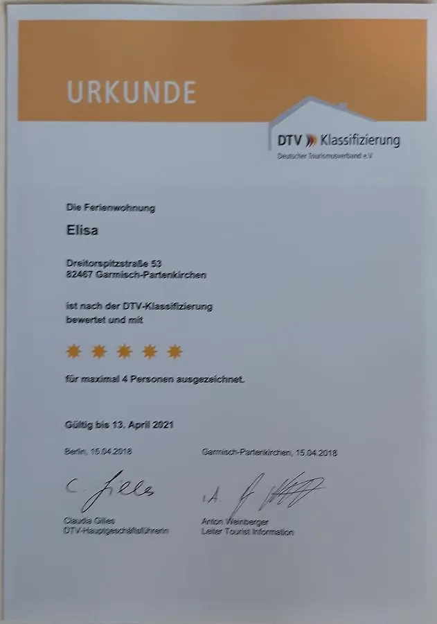 Apartment Elisa Garmisch-Partenkirchen Germany